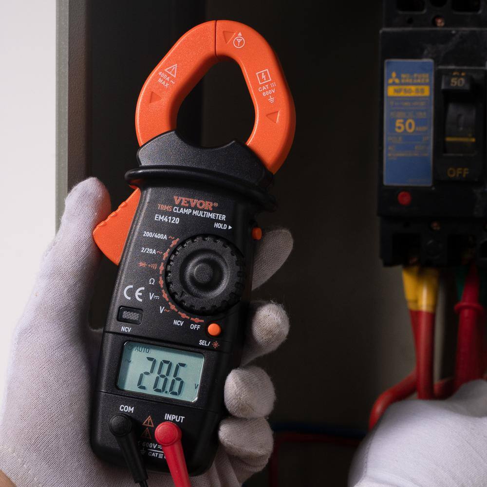 VEVOR Digital Clamp Meter with True RMS and NCV Detection