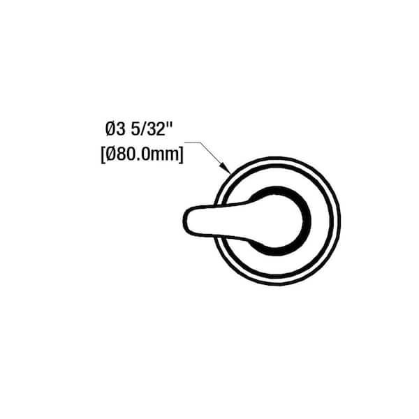 Glacier Bay - Aragon 3 Handle 1-Spray Tub and Shower Faucet 1.8 GPM in Chrome (Valve Included)