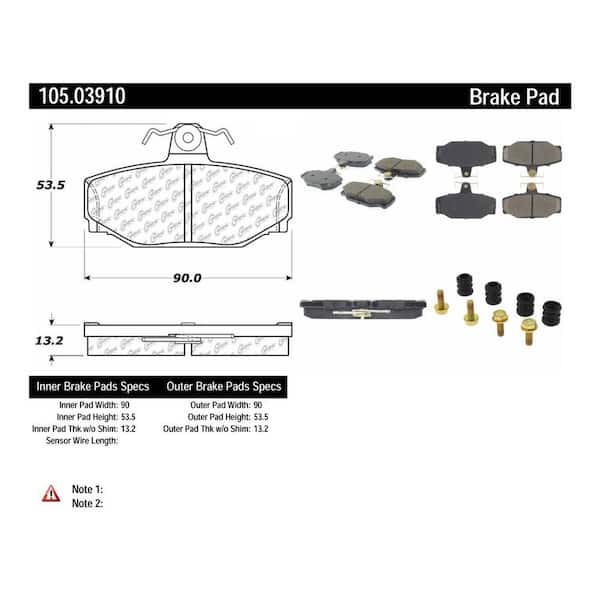 Centric Parts Disc Brake Pad Set