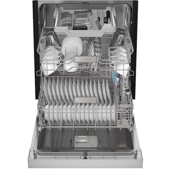 24 in Front Control Standard Built-In Dishwasher with Stainless Steel Tub and 5 Washing Cycles