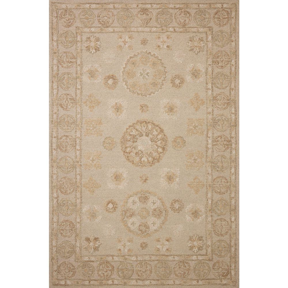 Chris Love Julia Dorothea Dove / Natural 11 ft. 6 in. x 15 ft.  Traditional Area Rug price history on PriceWatchPro