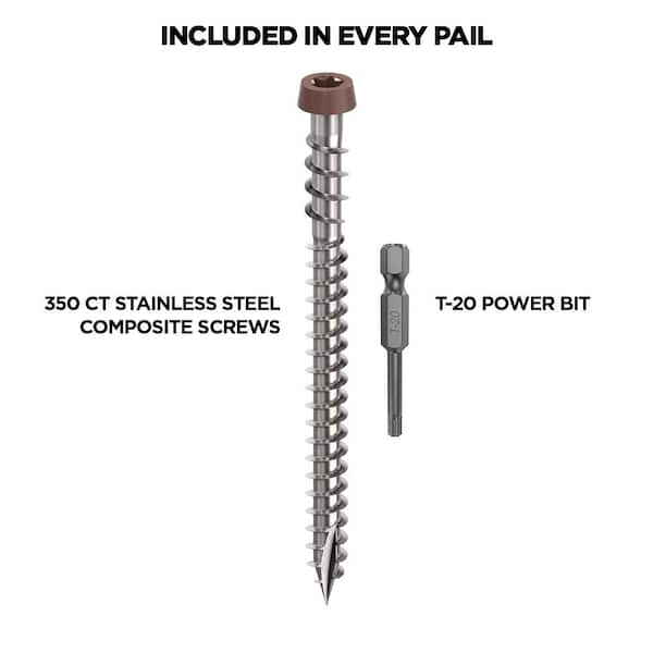 Buy SaberDrive Composite Deck Screws in Bulk at Wholesale Prices