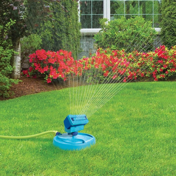 20-Nozzle Max Coverage Adjustable Gear Driven Oscillating Sprinkler on Sled Base 20-Nozzle Max Coverage Adjustable Gear Driven Oscillating Sprinkler on Sled Base