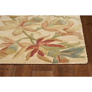 Island Pleasure Ivory 7 ft. 9 in. x 9 ft. 6 in. Area Rug