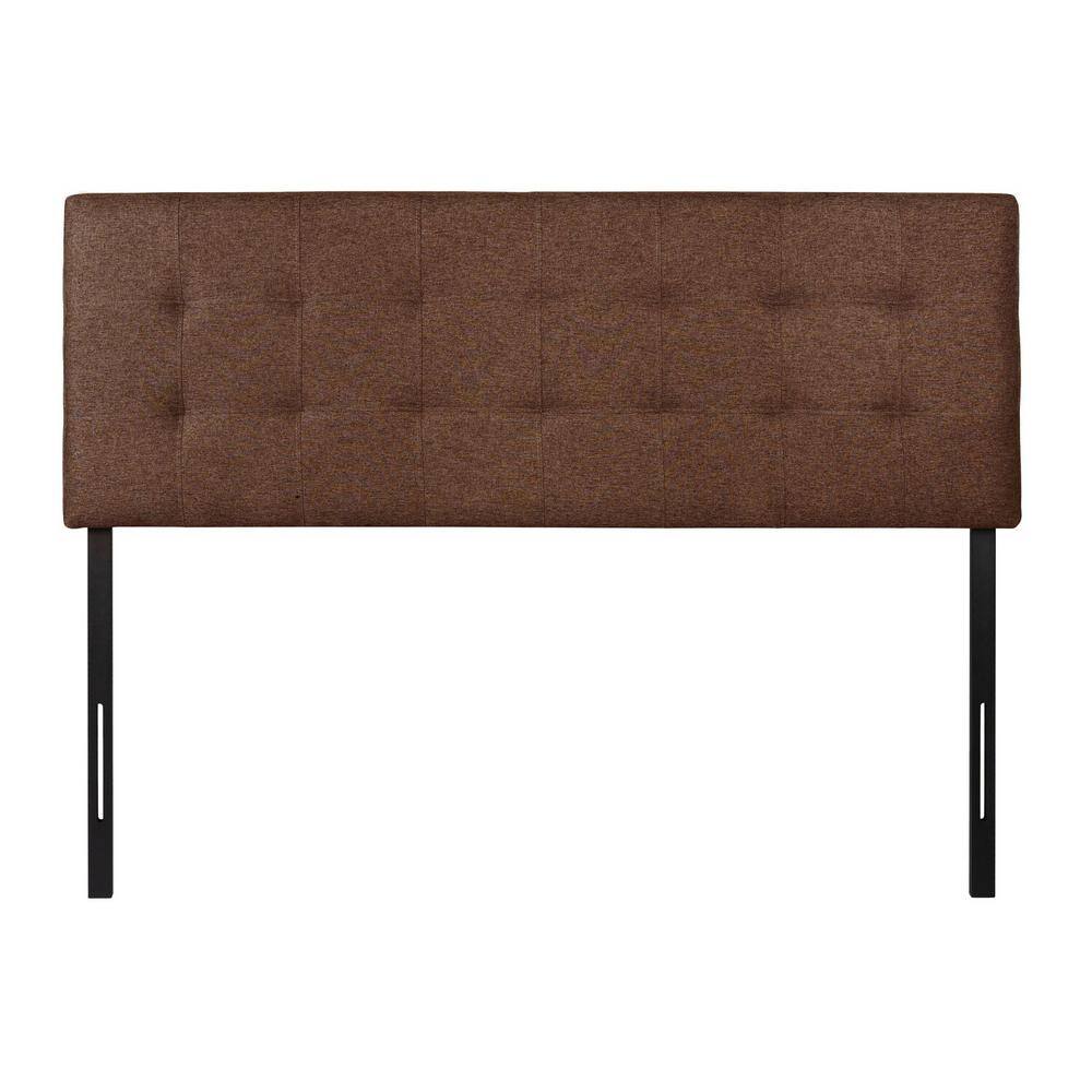 HOMESTOCK Espresso Headboards for Full Size Bed, Tufted Bed Headboard