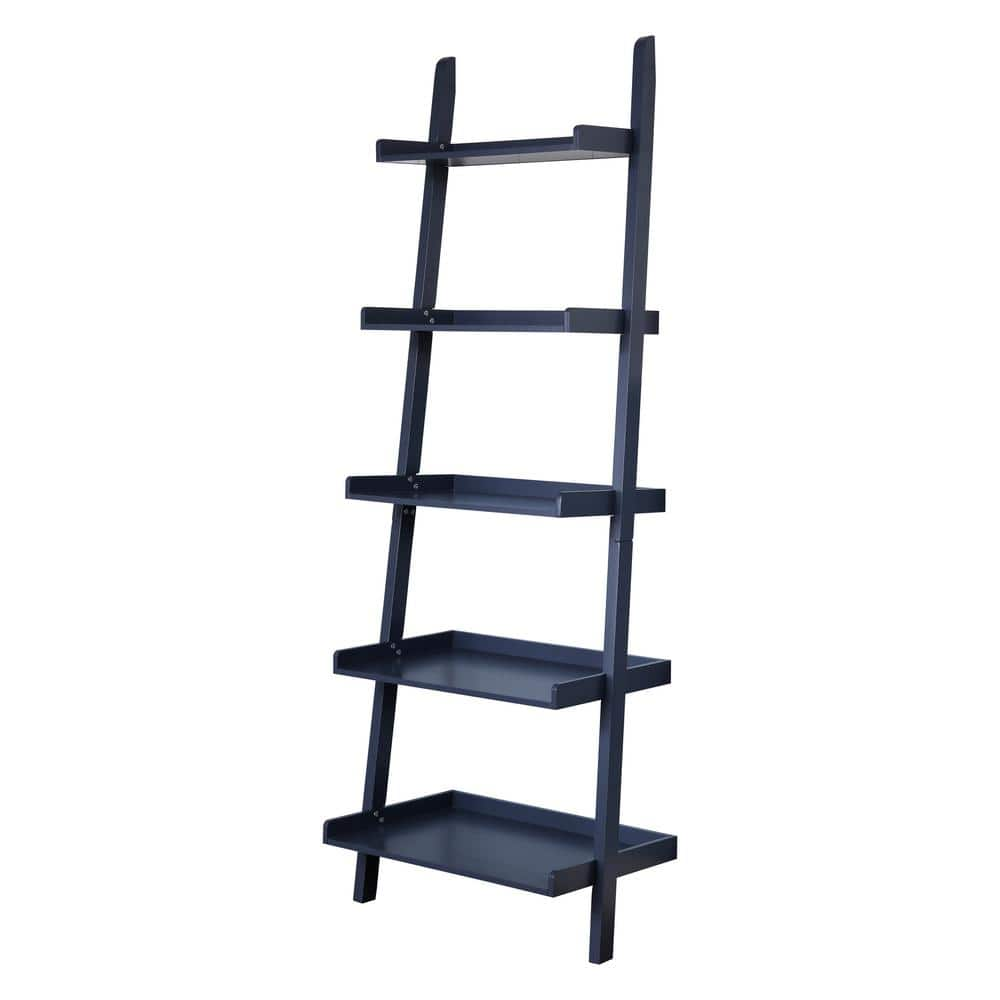 4 Tier Ladder Shelf Bathroom Floor Storage Shelf Free Standing Tower Shelves Open Shelving Unit for Bathroom Living Room Balcony, Size: (23.62 x 13.78