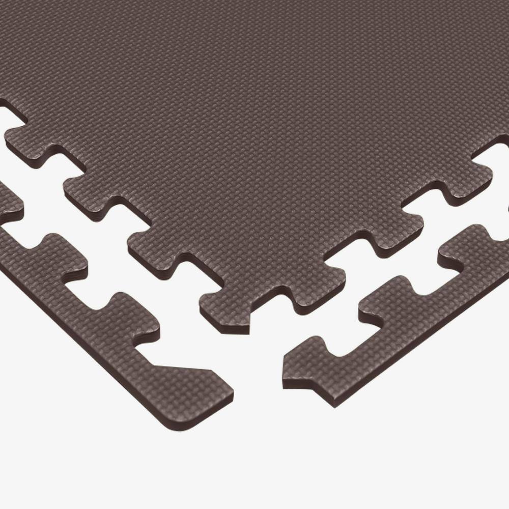 Multicolor EVA Foam Interlocking Exercise Floor Mat, 24 Sq Ft