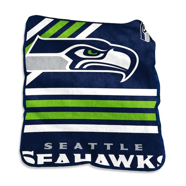 logobrands Seattle Seahawks Multi-Colored Raschel Throw