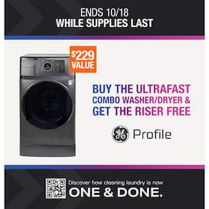 4.8 cu. ft. UltraFast Combo Washer & Dryer with Ventless Heat Pump Technology in Carbon Graphite