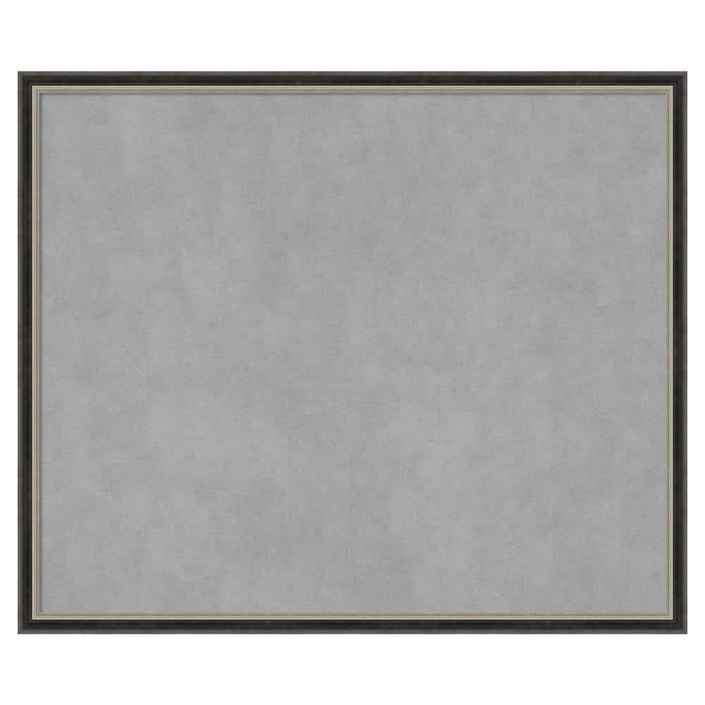 Theo Black Silver Narrow 25 in. x 21 in. Framed Magnetic Board price history on PriceWatchPro