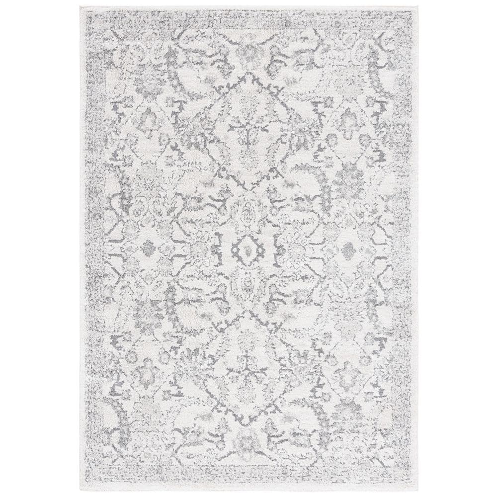 Luna 5 ft. x 8 ft. Ivory/Gray Ornate Abstract Area Rug price history on PriceWatchPro