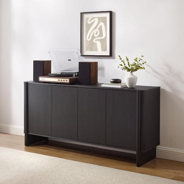 Wesley Black MDF 63 in. Sideboard
