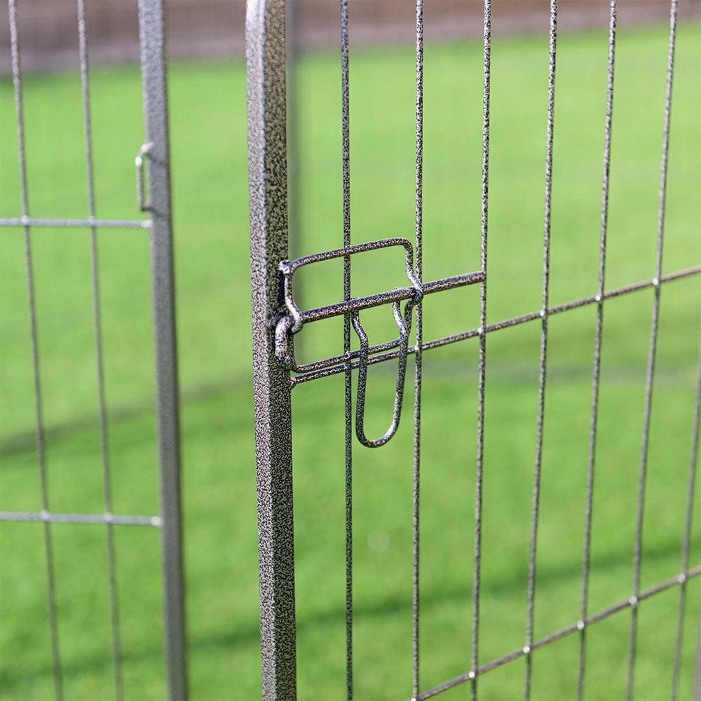 Heavy Duty Black Metal 40" Pet Playpen with Door