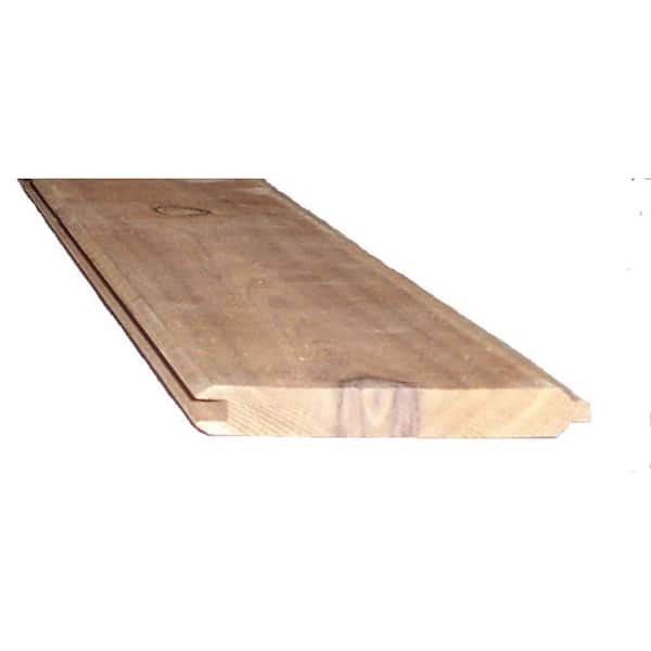 Unbranded 1 in. x 6 in. x 8 ft. Kiln-Dried Cedar V-Joint Board