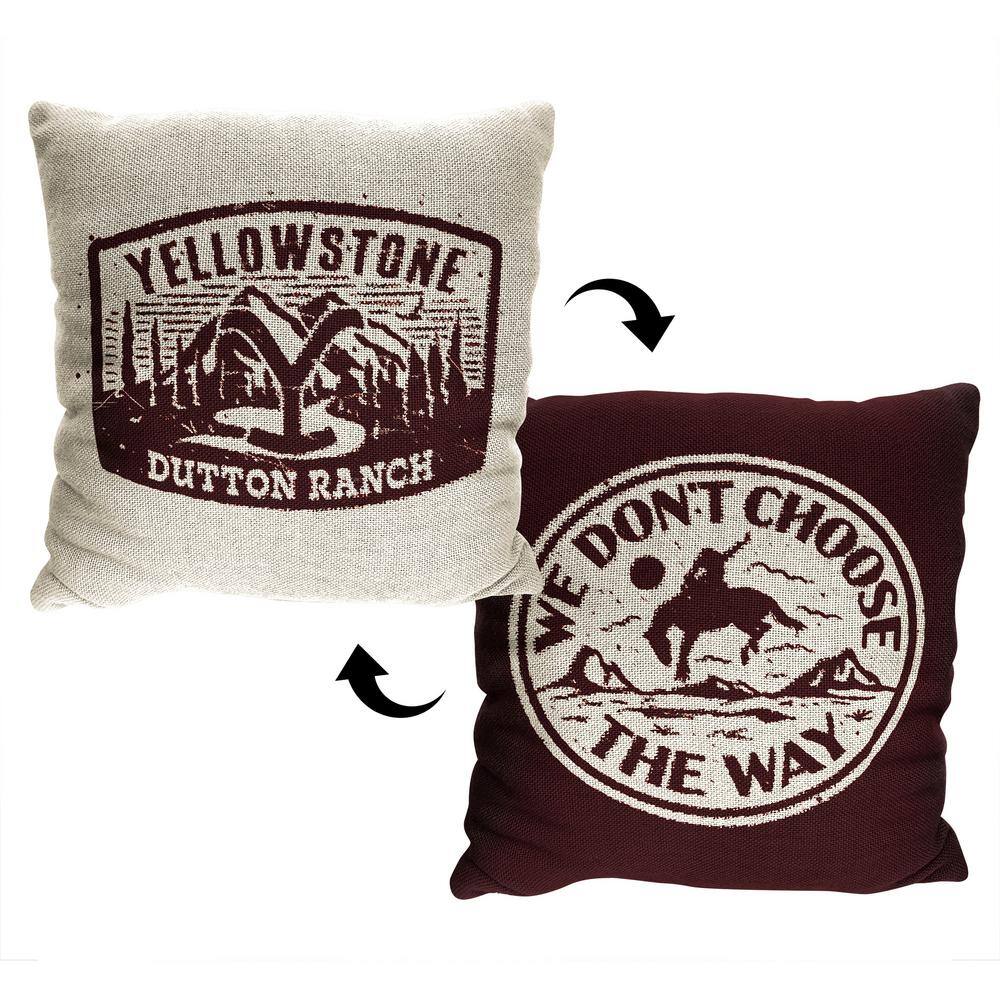 Northwest Yellowstone Überwurfdecke – 116,8 X 152,4 Cm, Jacquard Gewebt, Whiskey-Etikett Design, 100% Acryl