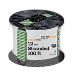 thumbnail image 2 of 12 AWG Gauge 600V THHN Stranded Copper Wire - UL Listed Black 100FT 2 of 4