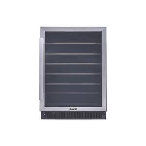 24 in. 47-Bottle Wine Cooler in Stainless Steel, with Electrical Temperature Control