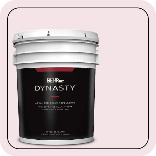 BEHR DYNASTY 5 gal. #100A-2 Be Mine Matte Interior Stain-Blocking Paint & Primer