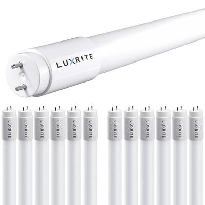 12 Soft White Tube Lights Light Bulbs The Home Depot