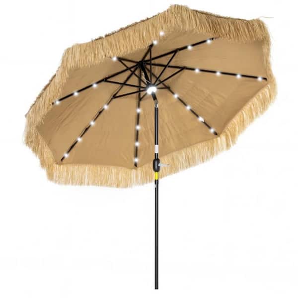 enchanted patio umbrellas EliteShade Classic 9ft Market Umbrella  Eurmax degree tilt function maocao hoom 7.5 ft. Straw