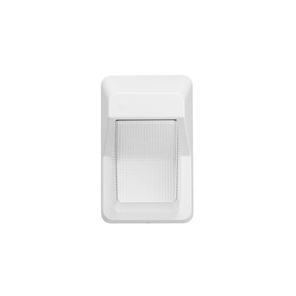 PROBRITE 75W Equivalent Integrated LED White Outdoor Wall Pack Over Door Light, 1500 Lumens