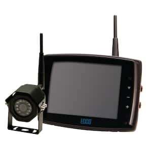 5.6 in. LCD Color Monitor, 3 in. Square Camera, Wireless and Backup Camera Kit