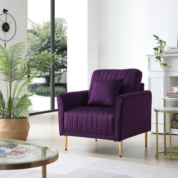 purple single chair