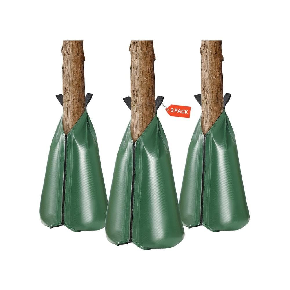 Tree Watering Bag 3-Pack 20 Gal Slow-Release Refillable Zipper Deep Root Tree Drip Irrigation Bag PVC price history on PriceWatchPro