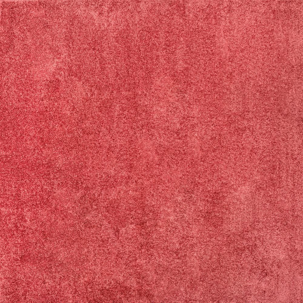 Reviews for JONATHAN Y Haze Solid Low-Pile Red 7 ft. x 7 ft. Square ...