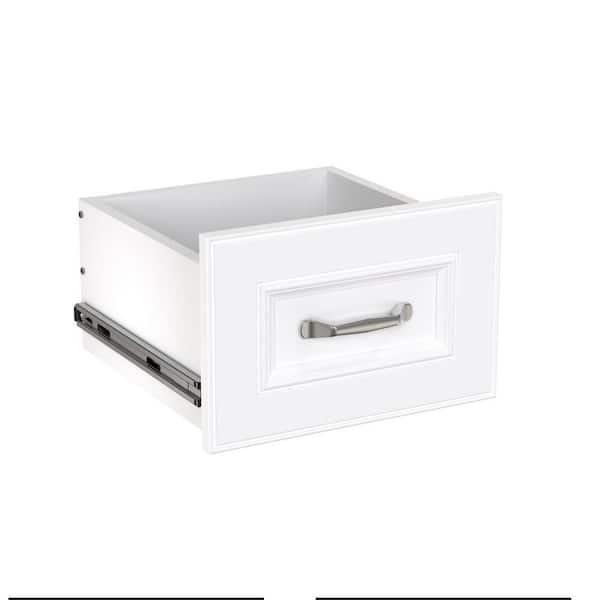 ClosetMaid Impressions 22 in. W x 9 in. H White Wood Drawer