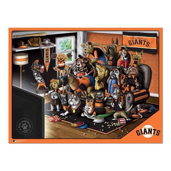 MLB San Francisco Giants Logo 17 Wall Poster With Push