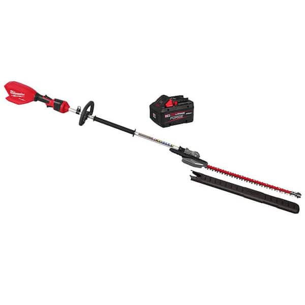 M18 FUEL 18V 24 in. Brushless Cordless Battery Powered Pole Articulating Hedge Trimmer with 8.0 Ah FORGE Battery