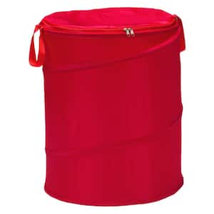 The Original Bongo Bag Red Collapsible Polyester Hamper with Lid