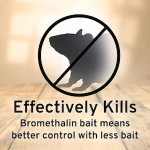 Fast-Kill Refillable Mouse Bait Station with 20 Bait Blocks (0.75 oz.)
