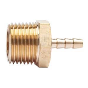 3/16 in. ID Hose Barb x 1/2 in. MIP Lead Free Brass Adapter Fitting (25-Pack)