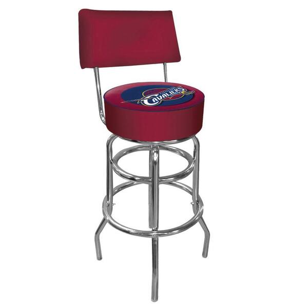 Trademark Cleveland Cavaliers NBA 30 in. Chrome Padded Swivel Bar Stool