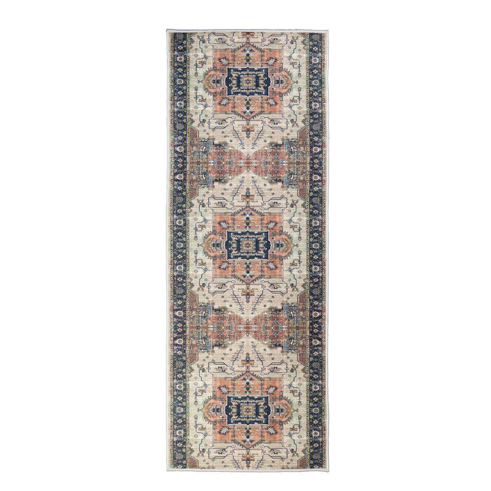 Custom Image Series Oriental Serapi Medallion Cream-Multicolor 26 in. W x 420 in. L Stair Runner 75.94 sq. ft. price history on PriceWatchPro