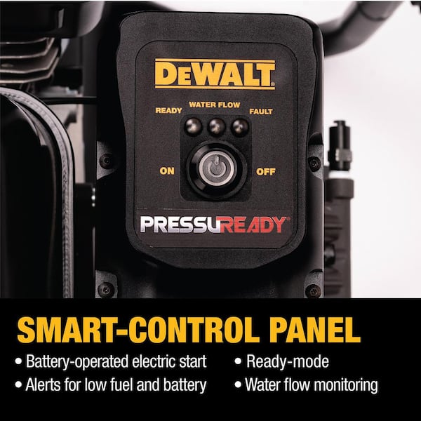 DEWALT Pressure Ready 3400 PSI 2.5 GPM Cold Water Gas Powered Pressure Washer