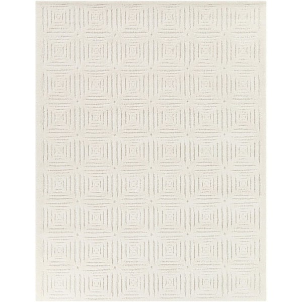 Bolsena Cream 7 ft. 10 in. x 10 ft. Geometric Area Rug