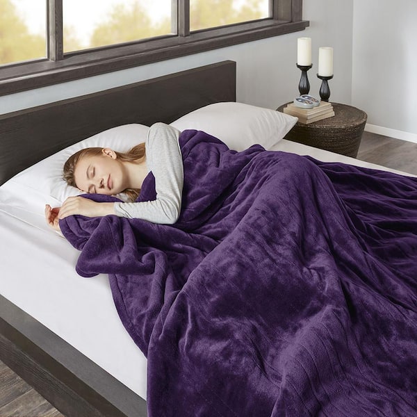 Purple discount twin blanket