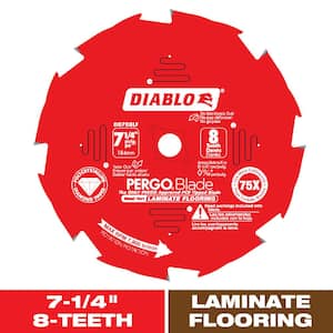 7-1/4in. x 8-Teeth PERGOBlade Saw Blade for Laminate and Wood Flooring