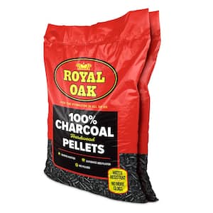 20 lbs. 100% Charcoal Hardwood Pellets (2-Pack)