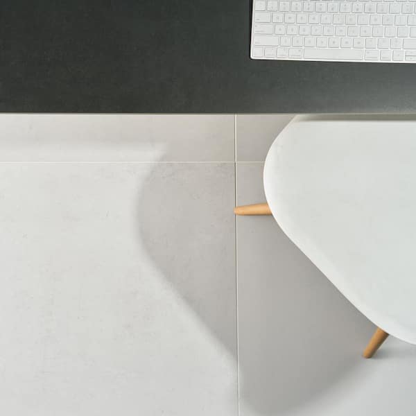 Forge Light Gray 48 in. x 24 in. Matte Porcelain Floor and Wall Tile (2 Pieces, 15.49 Sq. Ft. /Case)