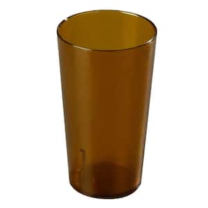 12 oz. SAN Plastic Stackable Tumbler in Amber (Case of 72)