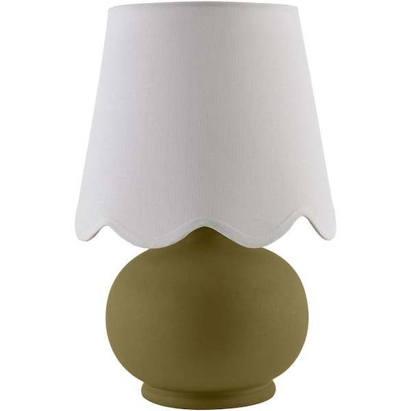 Livabliss Stella Diminuta STD-068 13"H x 8"W x 8"D Accent Table Lamp ,White