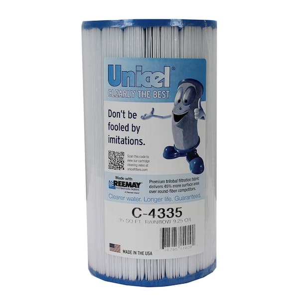 Unicel 4000 Series 4-15/16 in. Dia x 9-1/4 in. 35 sq. ft. Replacement Filter Cartridge with 2-1/8 in. Opening