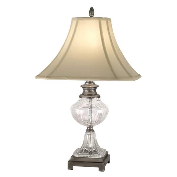 Dale Tiffany 24.5 in. Miles Antique Pewter Table Lamp