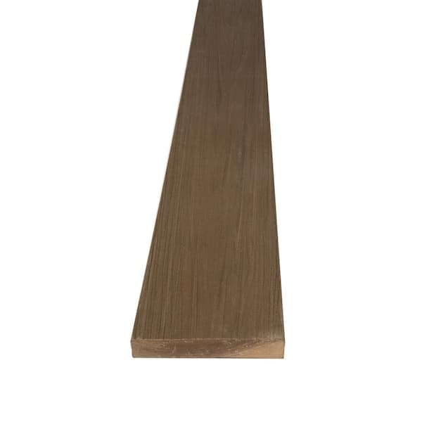 Deckorators Summit 1 in. x 6 in. x 8 ft. Boulder Brown