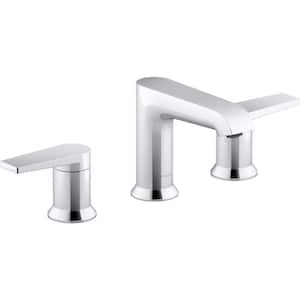 Hint 8 in. Widespread 2-Handle Bathroom Faucet in Polished Chrome