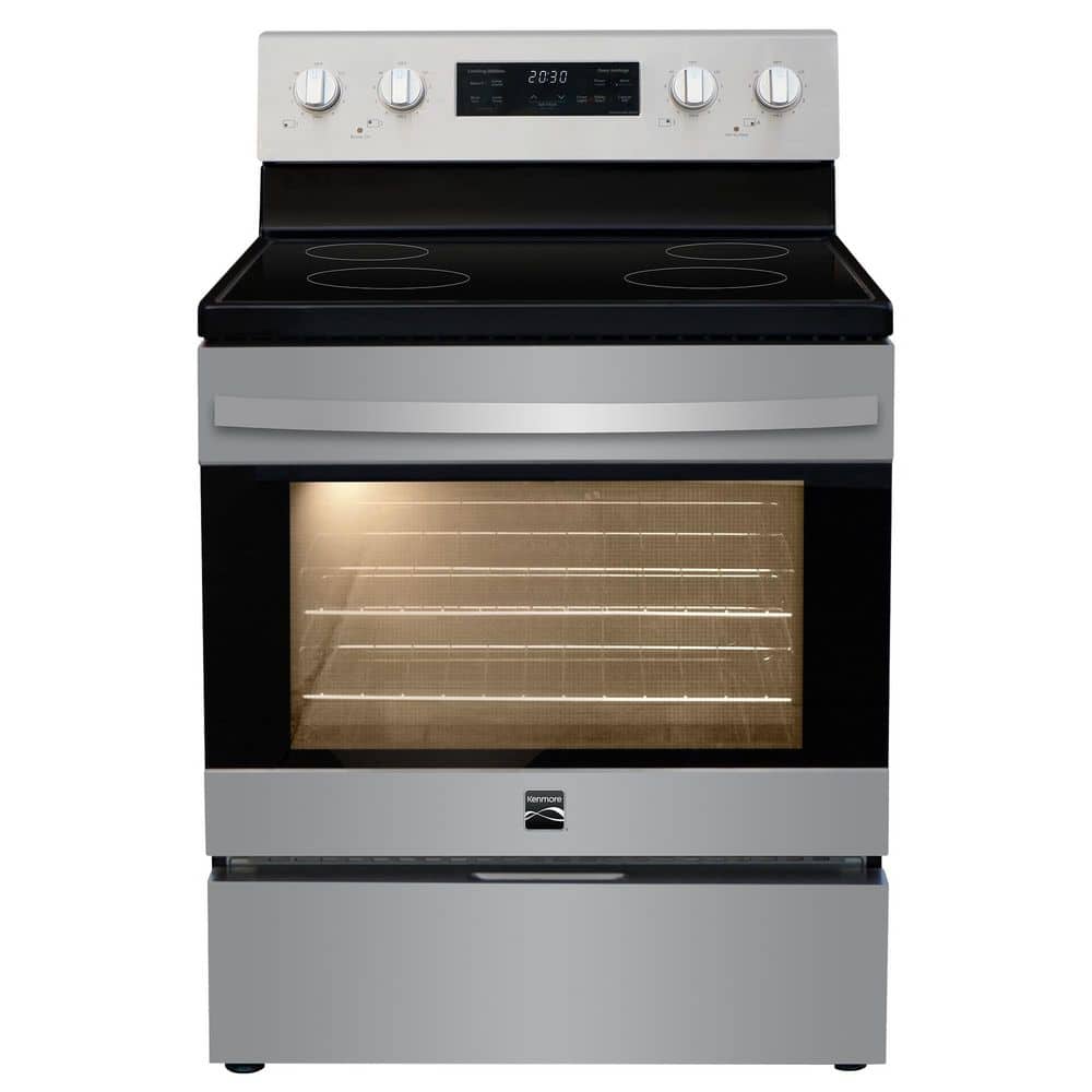 30 in. 5 cu. ft. Rear Control Smooth Top Electric Range with Air fry and True Convection price history on PriceWatchPro